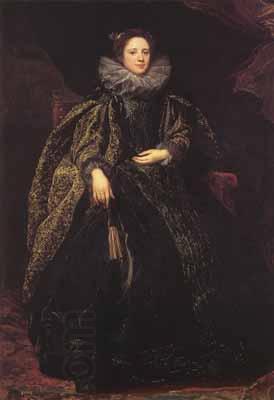 Anthony Van Dyck Portrait of an unknown genoese lady (mk03)